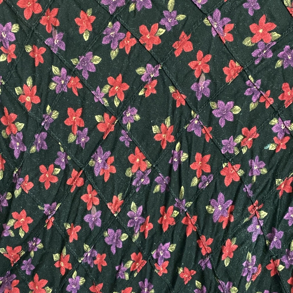Vintage Betsy’s Things floral midi dress size M - Picture 7 of 7